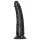 RealRock - realistické dildo - štíhlé - 15,5 cm - černé