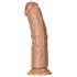 RealRock - realistické dildo - 15,5 cm - tmavá tělová