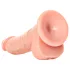 RealRock - realistické dildo s přísavkou - 15,5 cm - tělová barva