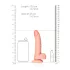RealRock - realistické dildo s přísavkou - 15,5 cm - tělová barva