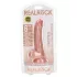 RealRock - realistické dildo s přísavkou - 15,5 cm - tělová barva