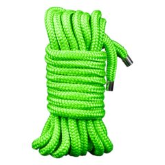 Ouch! - svítící bondážní lano - 10 m (zelené)