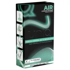 Uniq Air - dámský tenký kondom - 3 ks