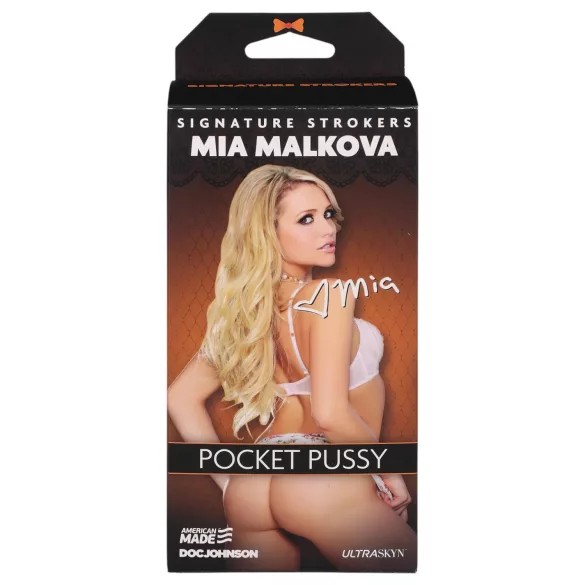 Doc Johnson Mia Malkova - realistická Ultraskyn umělá vagína (přírodní)