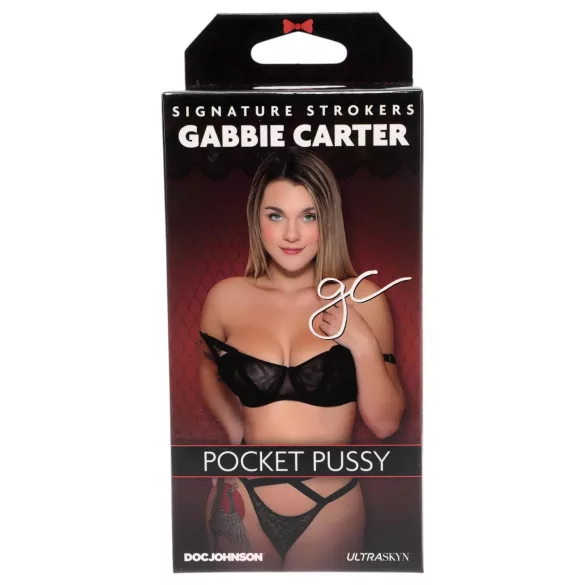 Doc Johnson Gabbie Carter - realistická umělá vagína - Ultraskyn - přírodní