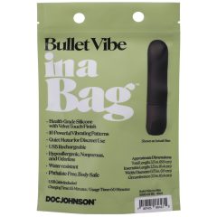   Doc Johnson Bullet Vibe - vodotěsný tyčový vibrátor na baterie (černý)