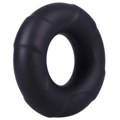 Doc Johnson C-Ring - silikonový kroužek na penis (černý)