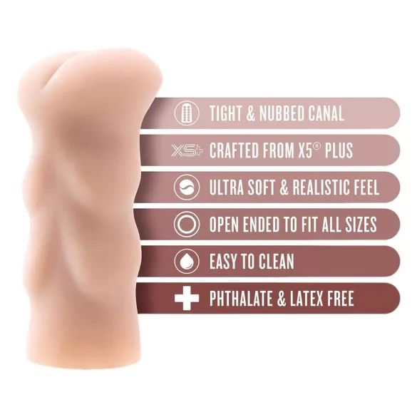 Enlust Cassie - umělý zadeček - realistické obrázky - přírodní barva