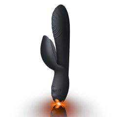   Rocks-Off Every Girl Rabbit - nabíjecí, vodotěsný vibrátor s ramínkem na stimulaci klitorisu (černý)