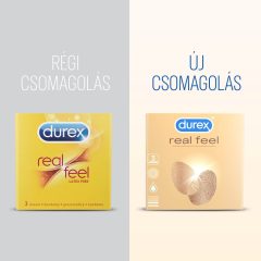 Durex Real Feel - bezlatexové kondomy (3 ks)