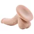 Dr. Skin - realistické dildo s varlaty a přísavkou - tělová 12 cm