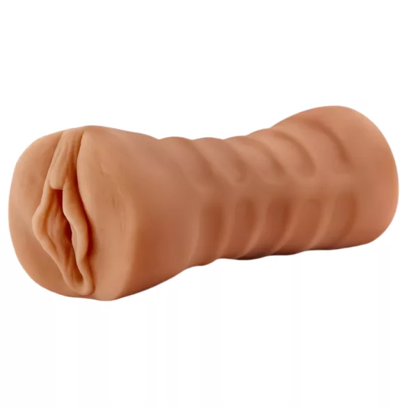 M For Men Sofia - vibrační umělá vagína - přírodní barva
