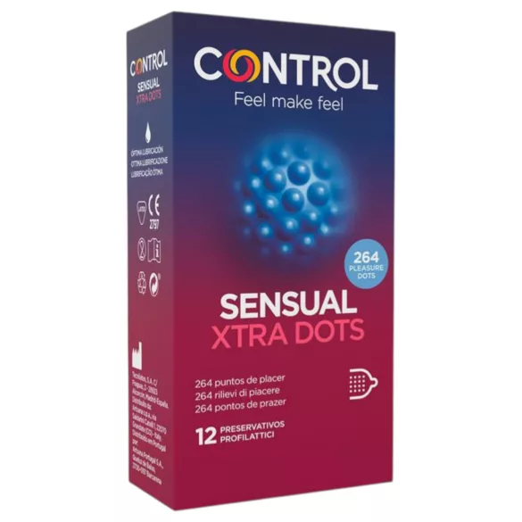 Control - kondomy extra nopkované - 12 ks