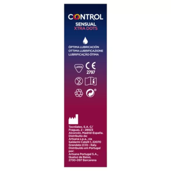 Control - kondomy extra nopkované - 12 ks