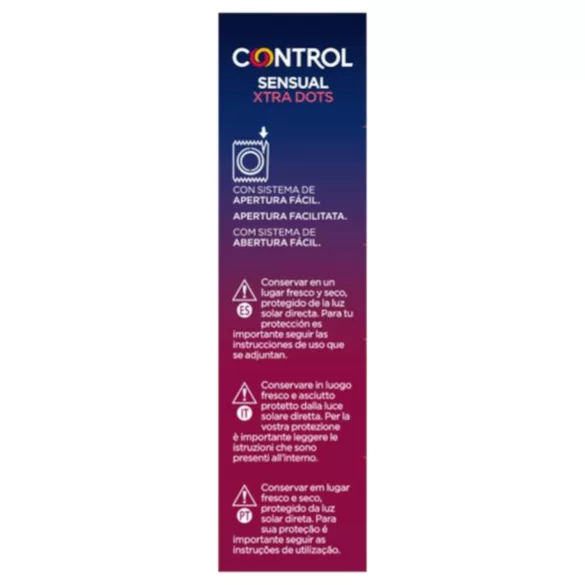Control - kondomy extra nopkované - 12 ks