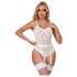 Subblime 954291 - body s řetízky - průhledné - bílá - L-XL
