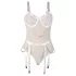 Subblime 954291 - body s řetízky - průhledné - bílá - L-XL