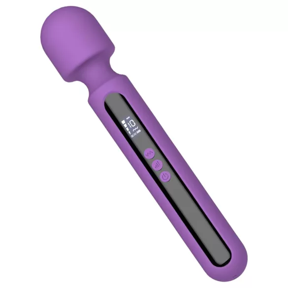 Engily Ross Aura - vibrátor na masáž - dobíjecí, digitální, fialový