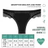 Adalet Flora Normal - menstruační kalhotky - černé - M