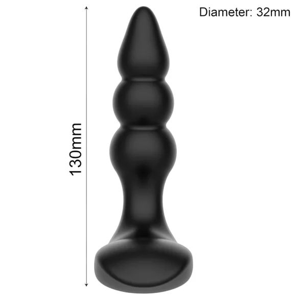 AfterDark - vibrátor na prostatu - vibrační - černý