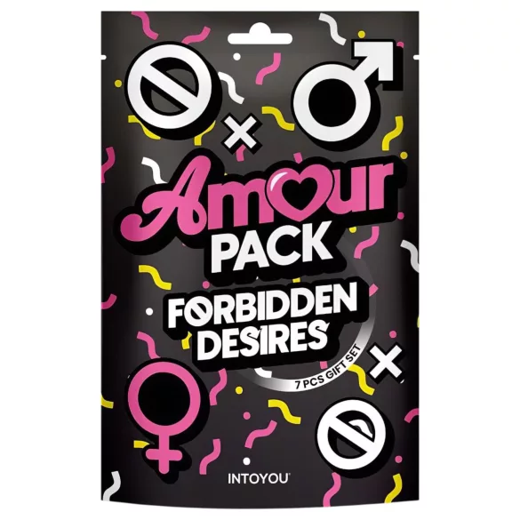 Amour Pack Forbidden Desires - startovací sada s vibrátorem - 7 dílů