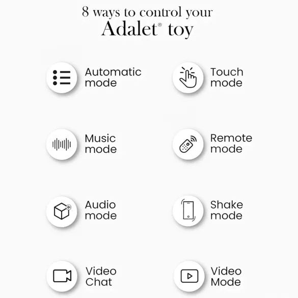 Adalet Gently - vibrátor na G-bod a prostatu - chytrý - silikon - růžový