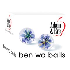   Adam & Eva - Ben Wa skleněné orgasmové kuličky (průsvitné)