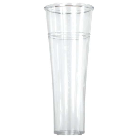 Zero Tolerance - akumulátorový vibrační-sací masturbátor (průhledný)