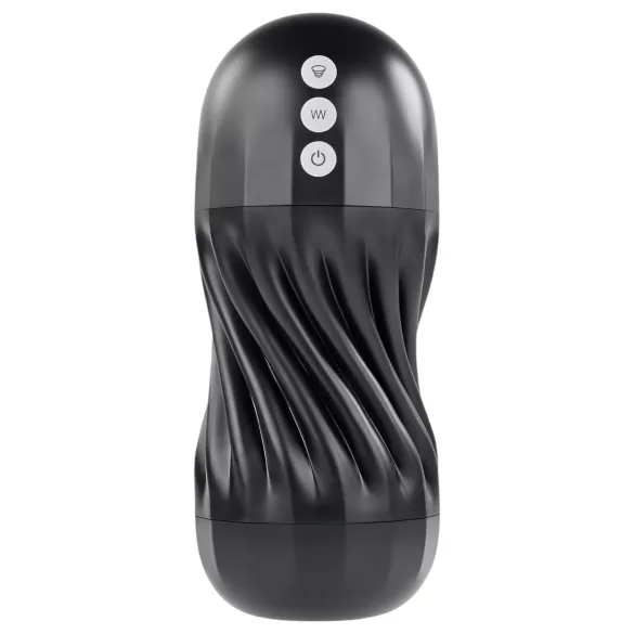 Playboy Solo Stroker - akumulátorový stimulační masturbátor (černý)