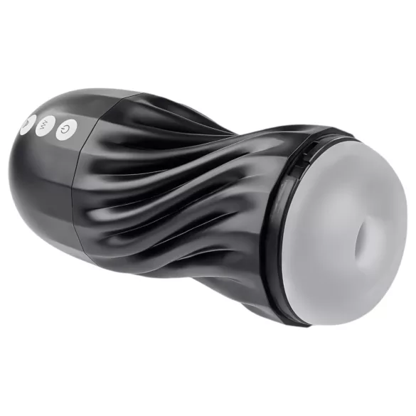 Playboy Solo Stroker - akumulátorový stimulační masturbátor (černý)