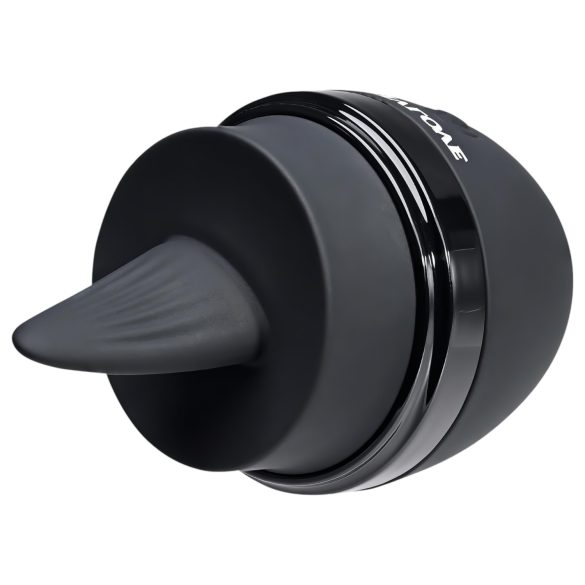 Evolved - vibrátor na klitoris s jazýčkem - dobíjecí, černý