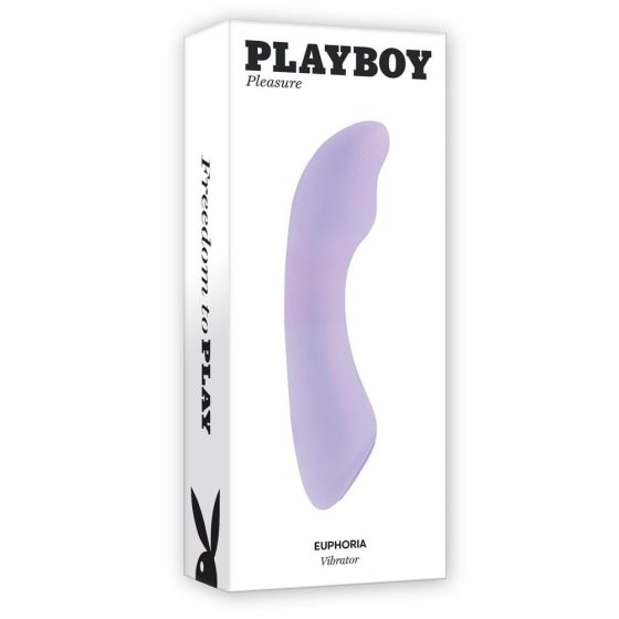 Playboy Euphoria - dobíjecí, vodotěsný vibrátor pro bod G (fialový)