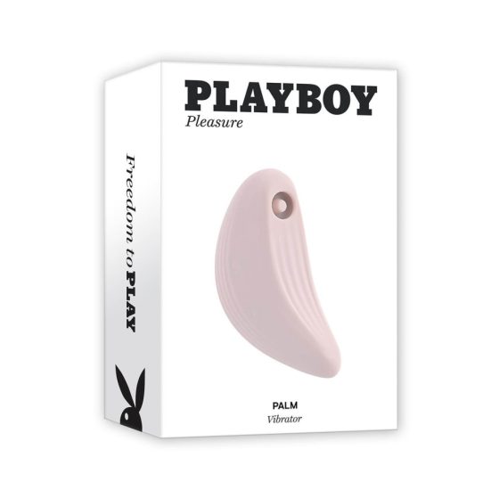 Playboy Palm - dobíjecí, vodotěsný vibrátor na klitoris (růžový)