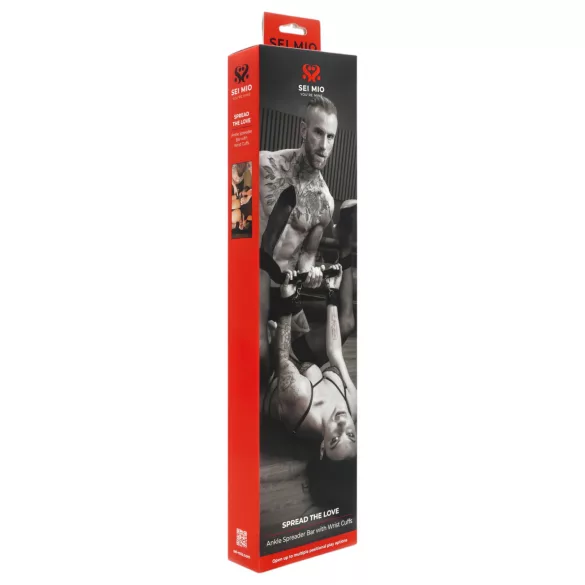 Sei Mio - rozpěrná tyč s pouty - černá