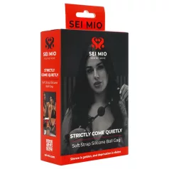 Sei Mio - kuličkový roubík - černý