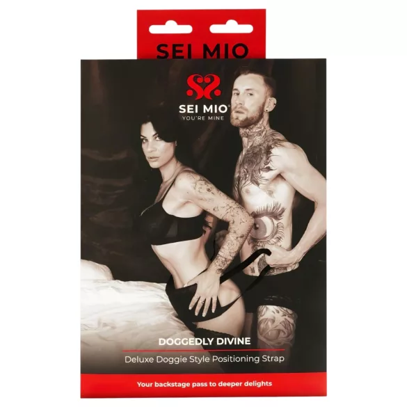 Sei Mio - polohovací pomůcka na doggy styl - černá