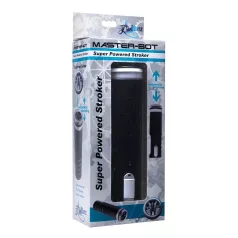   Master-Bot - pohyblivý měkký trnový ústní masturbátor (černý)