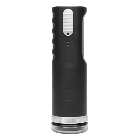 Master-Bot - pohyblivý měkký trnový ústní masturbátor (černý)