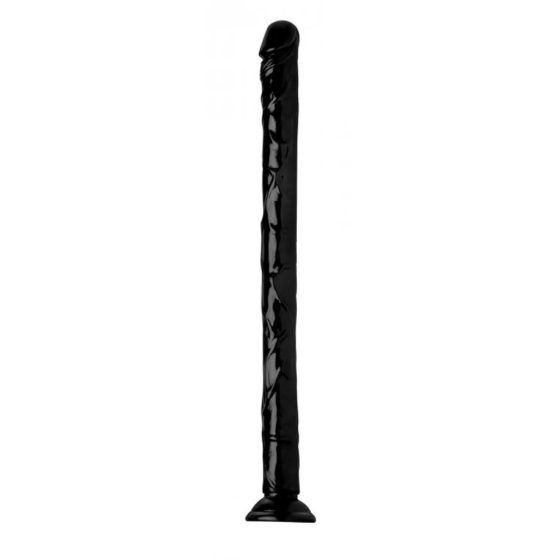 Hosed Realistic Anal Snake 19 - dlouhé anální dildo ve tvaru penisu s přísavkou (černé)