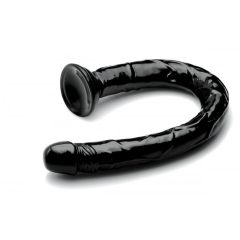   Hosed Realistic Anal Snake 19 - dlouhé anální dildo ve tvaru penisu s přísavkou (černé)