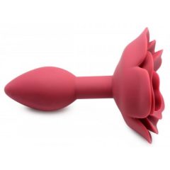   Master Series Booty Bloom - růžové silikonové anální dildo (červené)