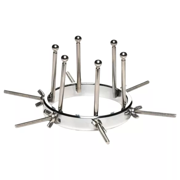 XR Brands Oculus - anální dilatátor - nerezová ocel - stříbrná