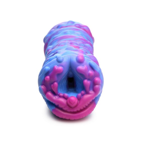 Creature Cocks Cyclone - silikonová mimozemská umělá kočička (fialovo-růžová)