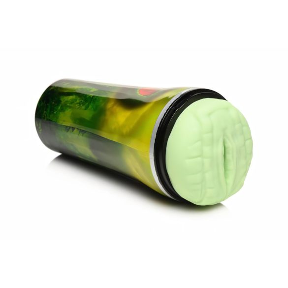 Raptor - umělá vagina s pouzdrem (černý-zelený)