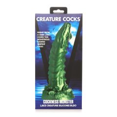   Creature Cocks Cockness Monster - silikonové dildo se svorkami (zelené)