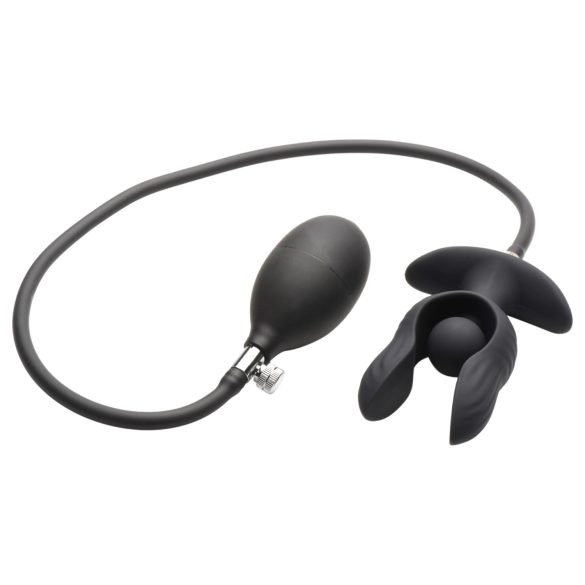 XR Brands - vibrační anální kolík nafukovací - černý