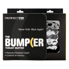   Perfect Fit The Bumper - sada kroužků na varlata a penis - černá (2 kusy)