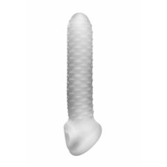   Fat Boy Checker Box - pouzdro na penis (19 cm) - mléčně bílé