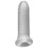 Perfect Fit - Fat Boy Micro Ribbed - návlek na penis (15 cm, bílý)
