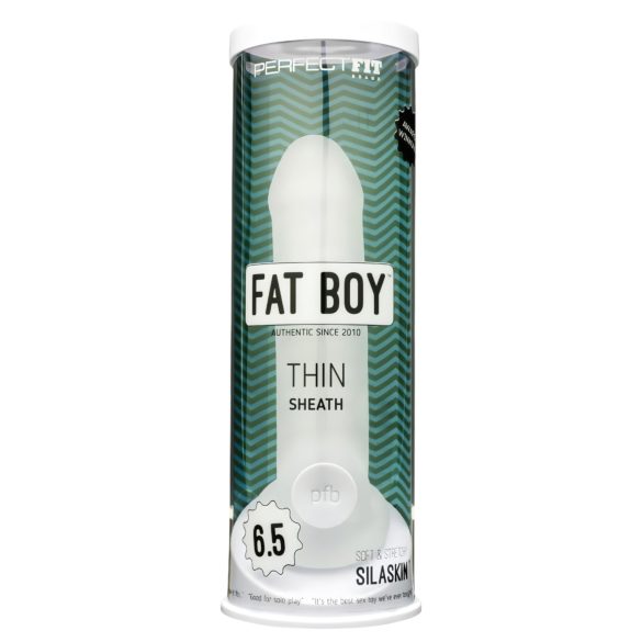 Fat Boy Thin - návlek na penis - 17 cm - bílý